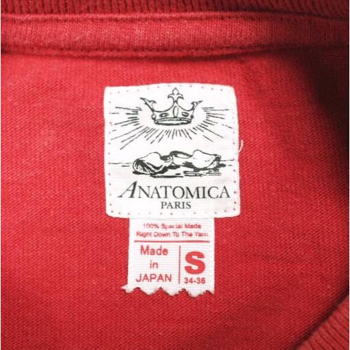 ANATOMICA アナトミカ 日本製 POCKET TEE SHIRT 丸胴 ヘビーオンスポケットTシャツ S RED 半袖 クルーネック トップス g24716 |  | 02