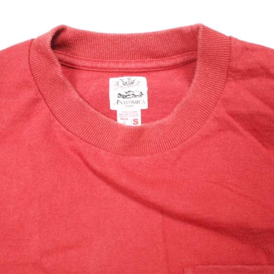 ANATOMICA アナトミカ 日本製 POCKET TEE SHIRT 丸胴 ヘビーオンスポケットTシャツ S RED 半袖 クルーネック トップス g24716 |  | 03
