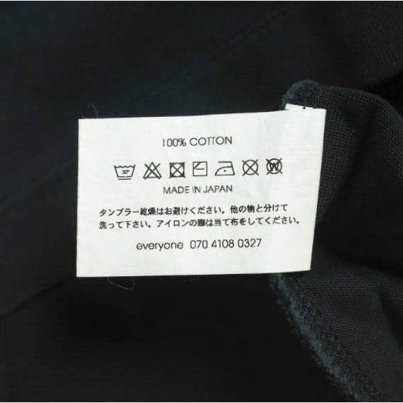 everyone エブリワン 日本製 luxury cotton long sleeve tee shirt