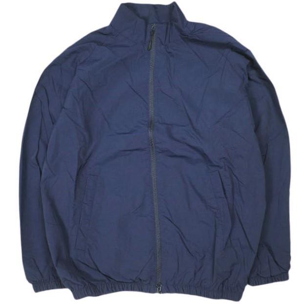 United Athle ユナイテッドアスレ コットンライク ナイロン トレーニングジャケット (裏地付) 7220-01 L ネイビー ジップアップ ブルゾン | 
