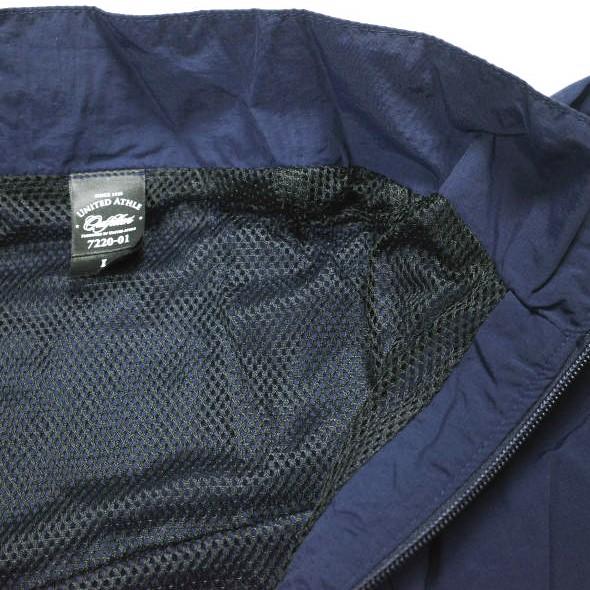 United Athle ユナイテッドアスレ コットンライク ナイロン トレーニングジャケット (裏地付) 7220-01 L ネイビー ジップアップ ブルゾン |  | 07