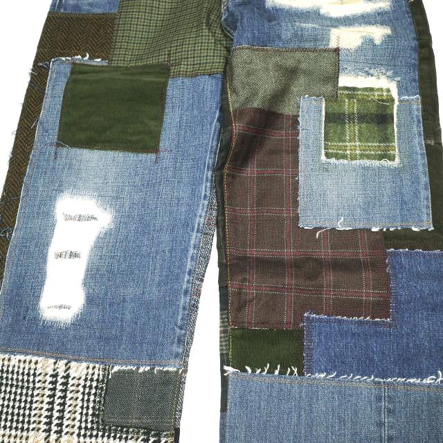 新品 eYe COMME des GARCONS JUNYA WATANABE MAN x Levi's 24AW 503 パッチワークMIXデニムパンツ WN-P911 L 定価121,000円 g24727 |  | 06