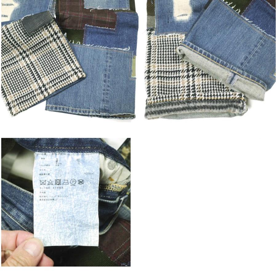新品 eYe COMME des GARCONS JUNYA WATANABE MAN x Levi's 24AW 503 パッチワークMIXデニムパンツ WN-P911 L 定価121,000円 g24727 |  | 09