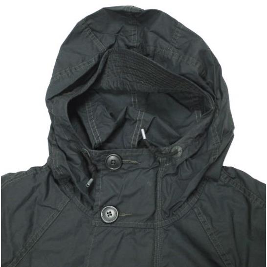 新品 RRL ダブルアールエル ENFORD JACKET ロイヤルネイビー ワックスドコットンフーデッドコート 782799879001 L Dark Navy Double RL |  | 04