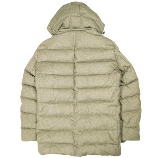 HERNO ヘルノ イタリア製 PIACENZA DROPGLIDE カシミヤシルクフーデッドダウンコート PI0112U38087 50 ベージュ ダウンジャケット アウター【中古】【HERNO】 HERNO ヘルノ イタリア製 PIACENZA DROPGLIDE カシミヤシルク