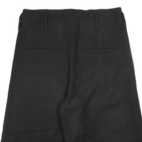 新品 Omar Afridi オマールアフリディ A TROUSERS BLACK MELTON ウールメルトン ワイドトラウザーズ OA-AW21-TRS-103-01 46 定価88,550円 |  | 05