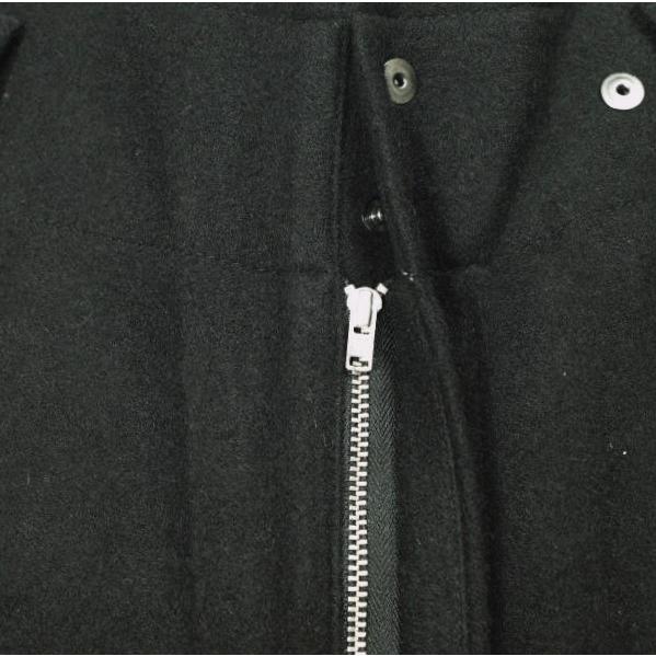 新品 Omar Afridi オマールアフリディ A TROUSERS BLACK MELTON ウールメルトン ワイドトラウザーズ OA-AW21-TRS-103-01 48 定価88,550円 |  | 04