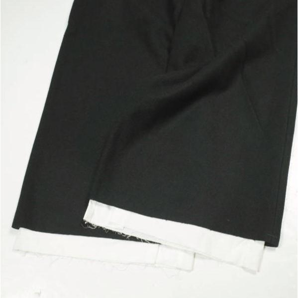 新品 Omar Afridi オマールアフリディ A TROUSERS BLACK MELTON ウールメルトン ワイドトラウザーズ OA-AW21-TRS-103-01 48 定価88,550円 |  | 06