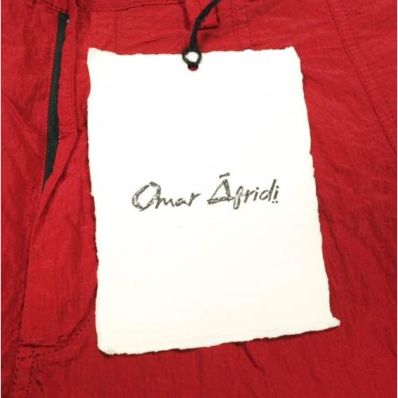 新品 Omar Afridi オマールアフリディ 23SS PANELLED WIDE SHORTS リップストップナイロン ワイドショーツ OA-SS23-TRS-111-03 46 RED |  | 03