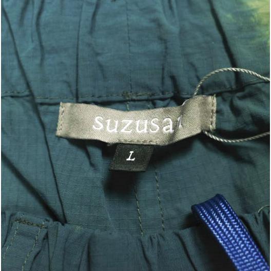 新品 suzusan スズサン Recycled Ripstop Nylon Pants Diagonal Tesuji Yoroidan絞り イージーパンツ 5038N-361 L Marine Blue/Kahki |  | 04