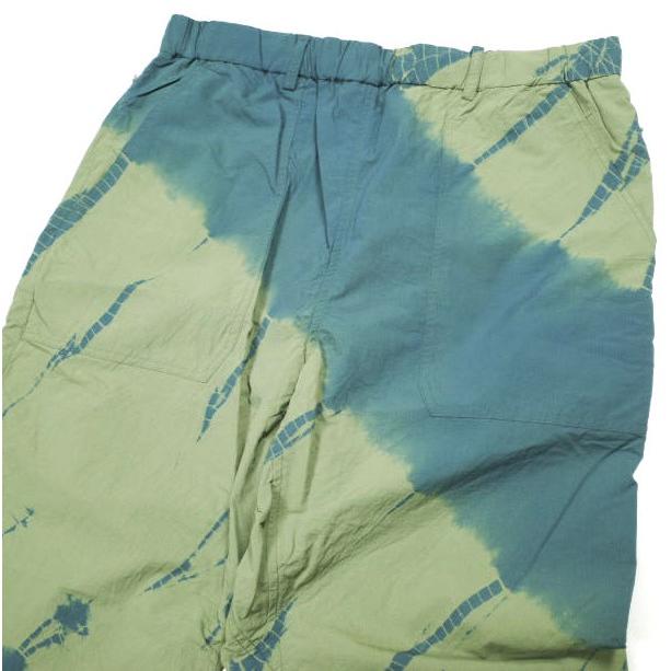 新品 suzusan スズサン Recycled Ripstop Nylon Pants Diagonal Tesuji Yoroidan絞り イージーパンツ 5038N-361 L Marine Blue/Kahki |  | 05