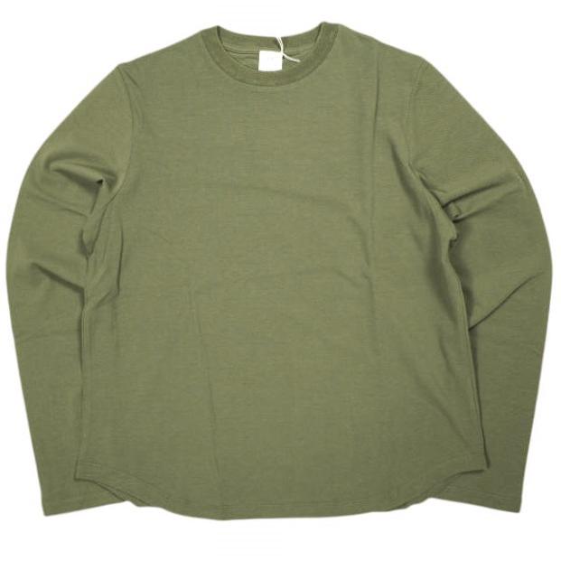 新品 seya. セヤ 日本製 ESSENTIAL LONG TEE KANOKO JERSEY エッセンシャルロングTシャツ 鹿の子ジャージー CF07005J01 L EARTH 長袖 | 