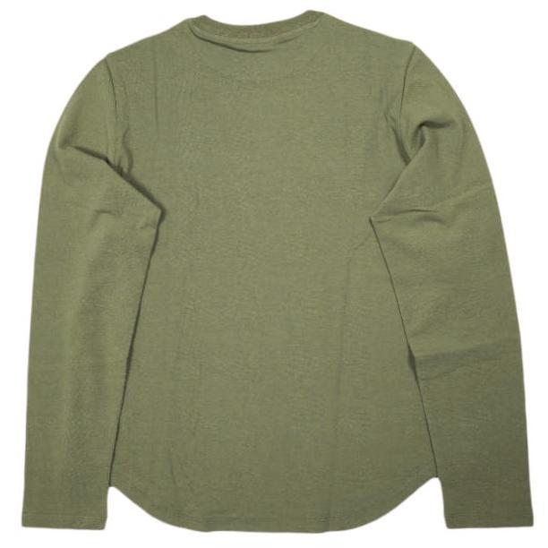 新品 seya. セヤ 日本製 ESSENTIAL LONG TEE KANOKO JERSEY エッセンシャルロングTシャツ 鹿の子ジャージー CF07005J01 L EARTH 長袖 |  | 01