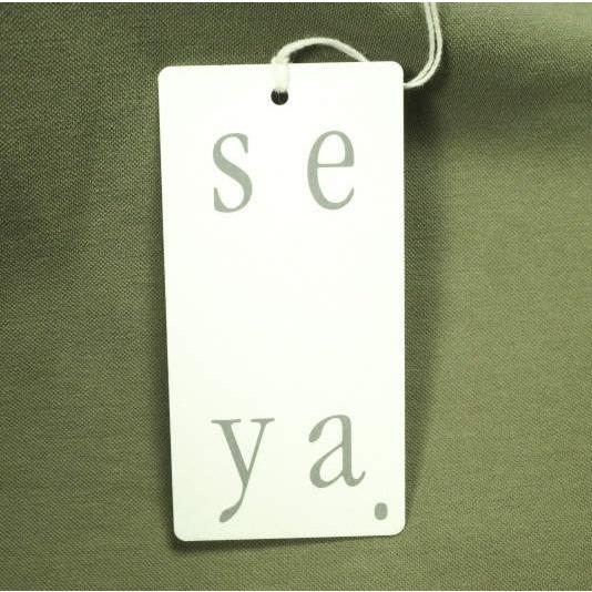 新品 seya. セヤ 日本製 ESSENTIAL LONG TEE KANOKO JERSEY エッセンシャルロングTシャツ 鹿の子ジャージー CF07005J01 L EARTH 長袖 |  | 03