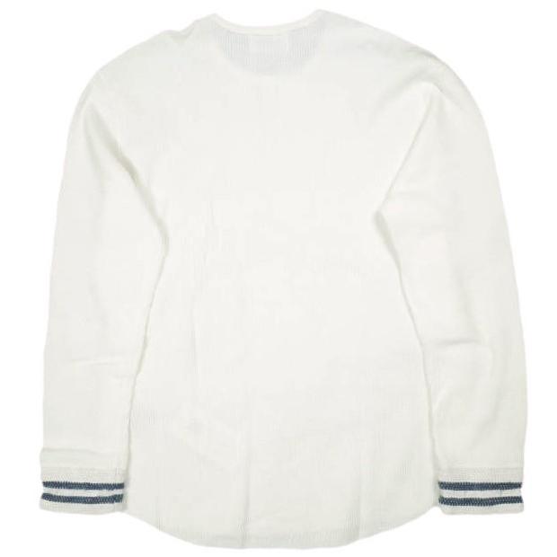 新品 KUON クオン 日本製 リブ裂き織りワッフルサーマルカットソー 2001-CS05 M WHITE 久遠 長袖 Tシャツ トップス g24768 |  | 01