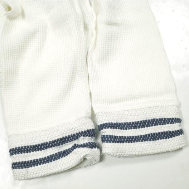 新品 KUON クオン 日本製 リブ裂き織りワッフルサーマルカットソー 2001-CS05 M WHITE 久遠 長袖 Tシャツ トップス g24768 |  | 04