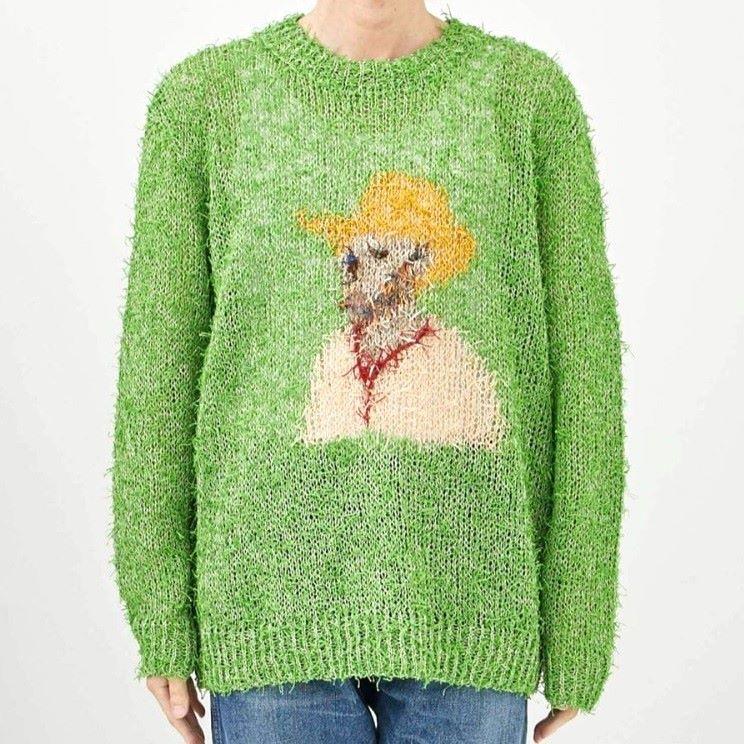 Kota Gushiken サマーニット　SS23 ゴッホ 新品 Kota Gushiken コウタグシケン 23SS SUMMER VAN GOGH LONG SLEEVE