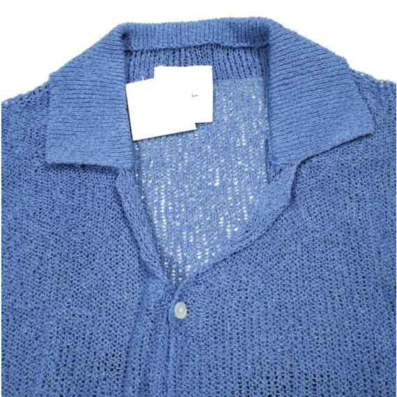 新品 Kota Gushiken コウタグシケン 22SS 日本製 Tarotisse Face Shirt タロティスフェイスシャツ KGSS22-K02 2 Blue 半袖 ニット 開襟 |  | 03