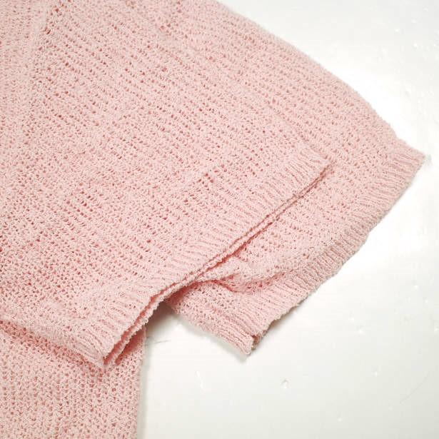 新品 Kota Gushiken コウタグシケン 22SS 日本製 Tarotisse Face Shirt タロティスフェイスシャツ KGSS22-K02 2 Pink 半袖 ニット 開襟 |  | 04