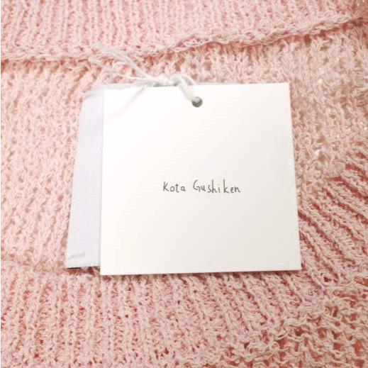 新品 Kota Gushiken コウタグシケン 22SS Tarotisse Face Waistcoat タロティスフェイスウェストコート KGSS22-K01 2 Pink ニットベスト |  | 02