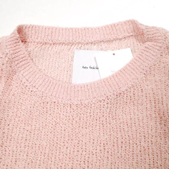 新品 Kota Gushiken コウタグシケン 22SS Tarotisse Face Waistcoat タロティスフェイスウェストコート KGSS22-K01 2 Pink ニットベスト |  | 03