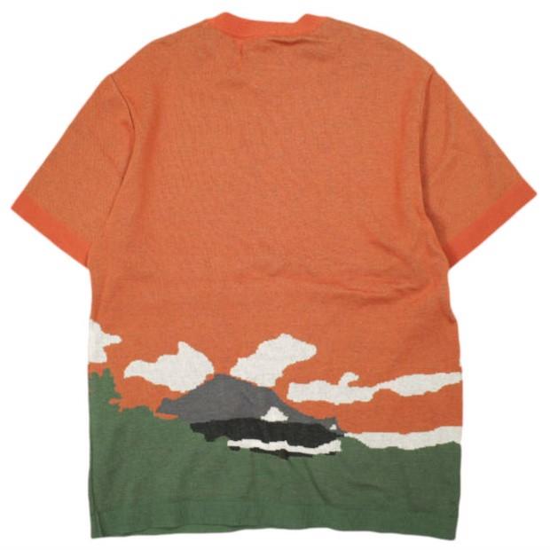新品 Kota Gushiken コウタグシケン 23SS 日本製 Kiyomizu Dera Tee 京都 清水寺 ニットTシャツ KGSS23-K01 2 ORANGE 半袖 トップス g24774 |  | 01