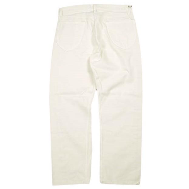 新品 renoma レノマ 22AW Les Halles (yellow finish selvedge denim) ホワイト5ポケットセルビッチデニムパンツ RCCA02UNI B 2 WHITE |  | 01