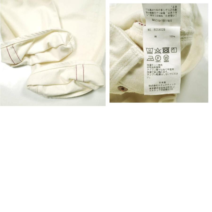 新品 renoma レノマ 22AW Les Halles (yellow finish selvedge denim) ホワイト5ポケットセルビッチデニムパンツ RCCA02UNI B 2 WHITE |  | 09