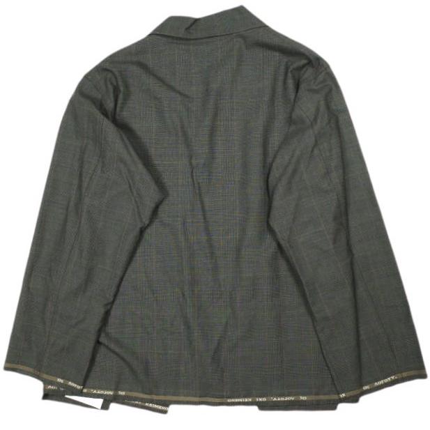 新品 un/unbient アン 21SS SILK WOOL PORAL JACKET シルクウールポーラジャケット UNJK32 2 グレー アンビエント ボタンレス チェック |  | 01