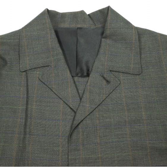 新品 un/unbient アン 21SS SILK WOOL PORAL JACKET シルクウールポーラジャケット UNJK32 2 グレー アンビエント ボタンレス チェック |  | 04