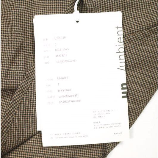 新品 un/unbient アン 25SS 日本製 REGULAR COLLAR PULLOVER SHIRTS