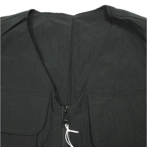 un/unbient アン 23AW 日本製 I WANT VEST リップストップナイロン フィッシングベスト UNBT1 2 Black ジレ アンビエント タクティカル トップス【新古品】【中古】【un/unbient】 新品 un/unbient アン 23AW I WANT VEST リップストップナイロン