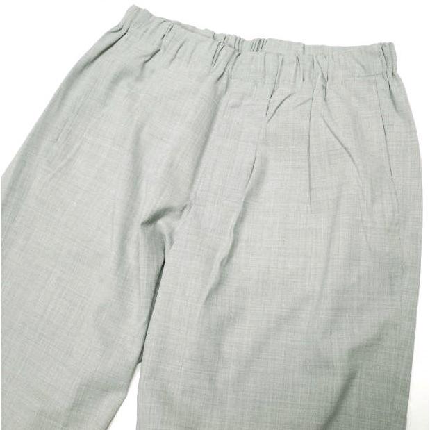 新品 un/unbient アン 24SS EASY TROUSERS トロピカルウール 2タック イージートラウザーズ UNPT59 3 MIXED GRAY アンビエント パンツ |  | 03
