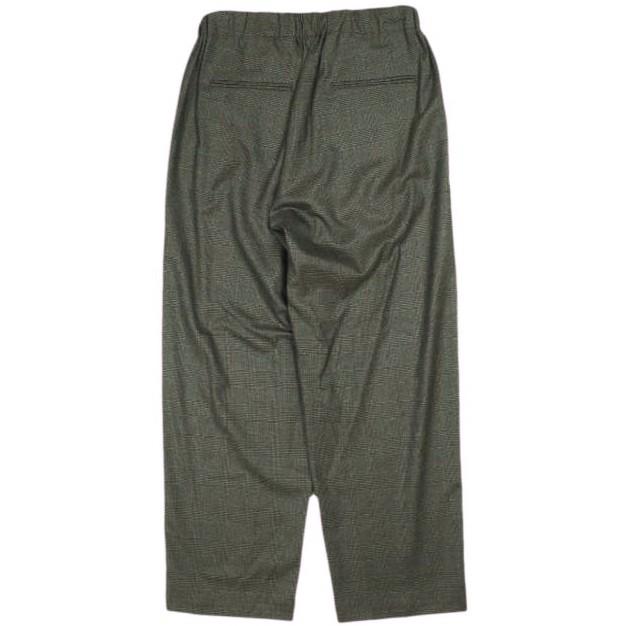 新品 un/unbient アン 24AW EASY TROUSERS Super120s 梳毛フランネル イージートラウザーズ UNPT59 2 BROWN CHECK アンビエント パンツ |  | 01
