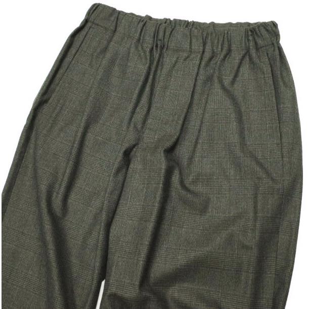 新品 un/unbient アン 24AW EASY TROUSERS Super120s 梳毛フランネル イージートラウザーズ UNPT59 2 BROWN CHECK アンビエント パンツ |  | 03