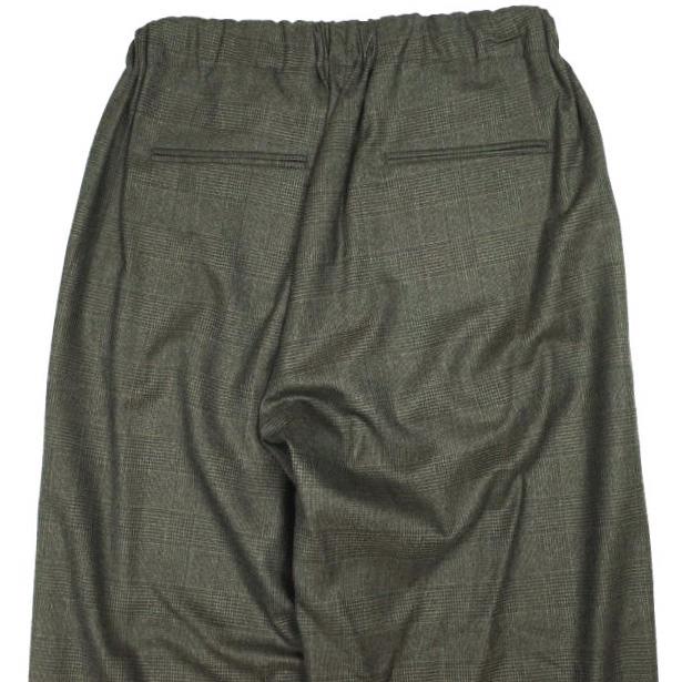 新品 un/unbient アン 24AW EASY TROUSERS Super120s 梳毛フランネル イージートラウザーズ UNPT59 2 BROWN CHECK アンビエント パンツ |  | 05