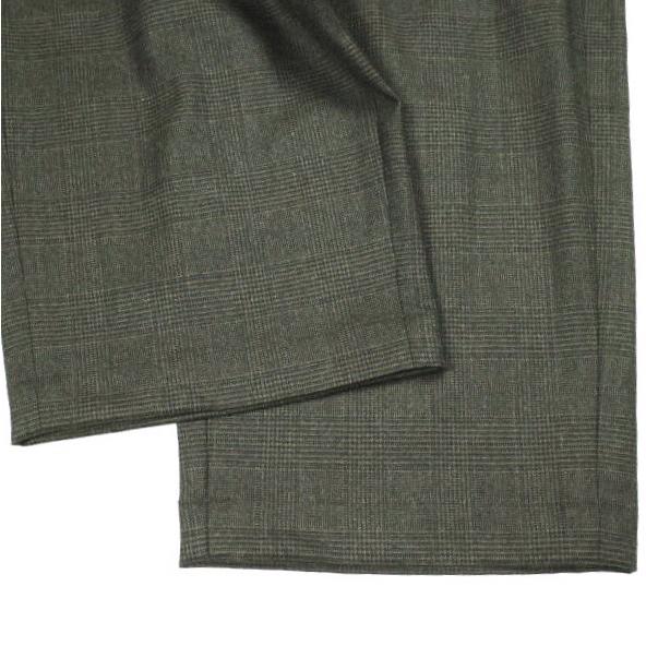 新品 un/unbient アン 24AW EASY TROUSERS Super120s 梳毛フランネル イージートラウザーズ UNPT59 2 BROWN CHECK アンビエント パンツ |  | 06