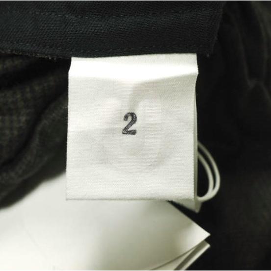 新品 un/unbient アン 24AW EASY TROUSERS Super120s 梳毛フランネル イージートラウザーズ UNPT59 2 BROWN CHECK アンビエント パンツ |  | 07