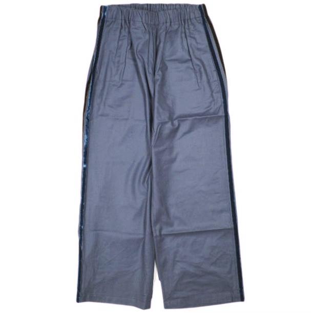 新品 un/unbient アン 23AW EASY TROUSERS BOOTS Super140s ウールフランネル イージートラウザーズ UNPT64 2 FADE BLUE パンツ g24800 | 