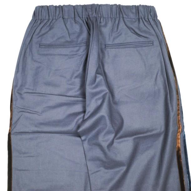 新品 un/unbient アン 23AW EASY TROUSERS BOOTS Super140s ウールフランネル イージートラウザーズ UNPT64 2 FADE BLUE パンツ g24801 |  | 04
