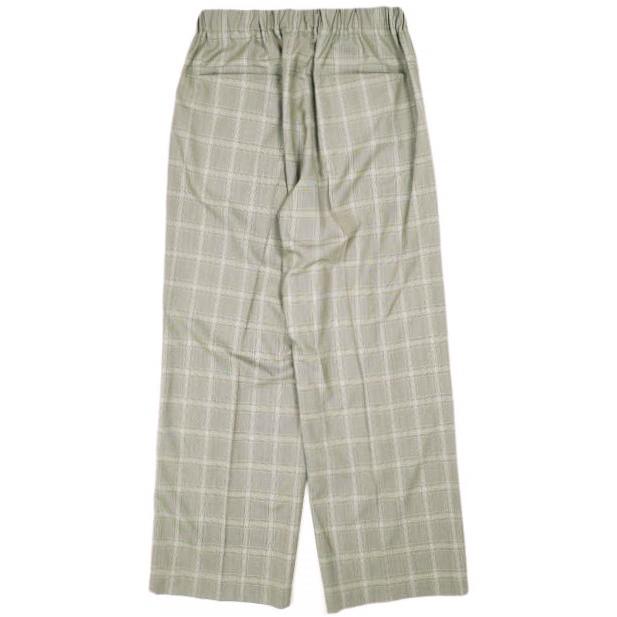 新品 un/unbient アン 25SS EASY TROUSERS T＆C Super140s ウールトロピカル イージートラウザーズ UNPT73 1 Pale Brown Check パンツ |  | 01