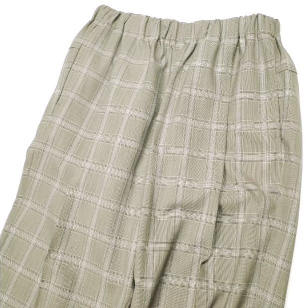 新品 un/unbient アン 25SS EASY TROUSERS T＆C Super140s ウールトロピカル イージートラウザーズ UNPT73 1 Pale Brown Check パンツ |  | 02
