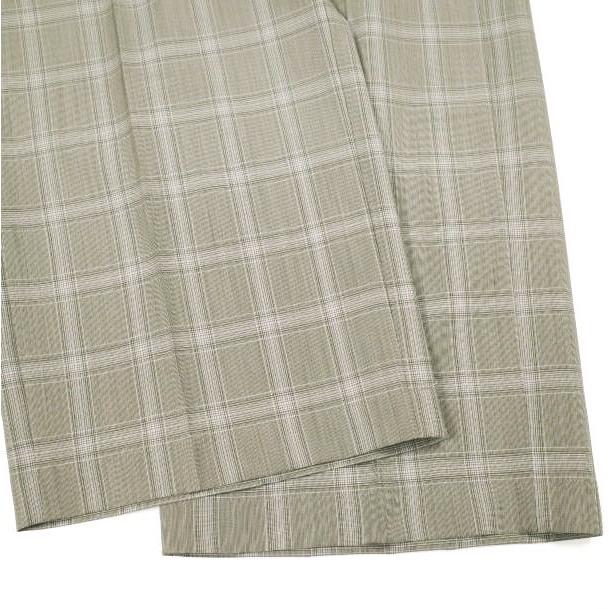 新品 un/unbient アン 25SS EASY TROUSERS T＆C Super140s ウールトロピカル イージートラウザーズ UNPT73 1 Pale Brown Check パンツ |  | 04