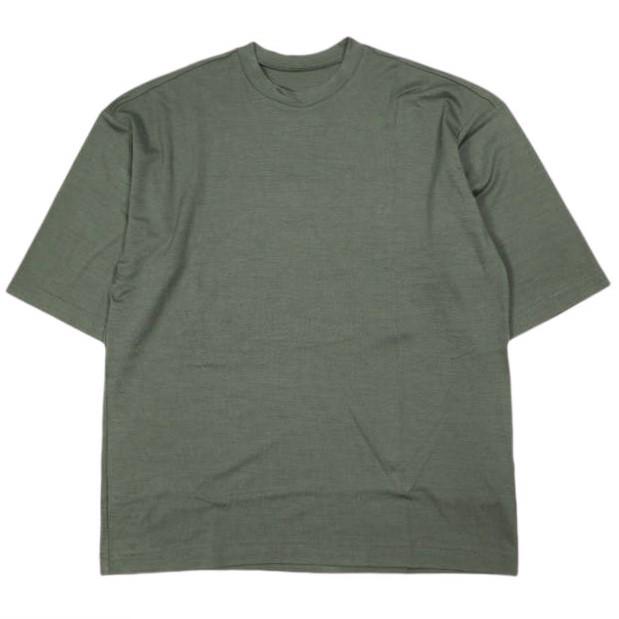 新品 un/unbient アン 日本製 INT SK8 Half Sleeve Tee Wool Jersey 