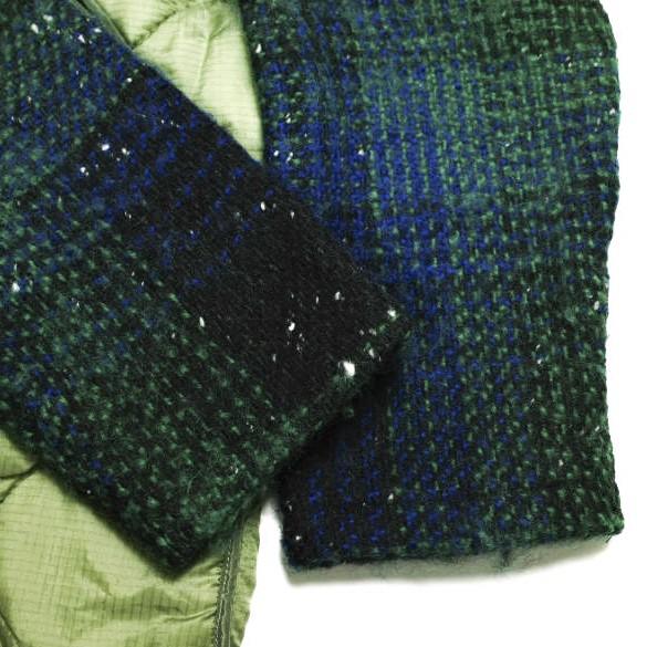 CHANGES チェンジーズ REMAKE QUILTING LINER MOHAIR SLEEVE JACKET リメイクキルティングライナーモヘアスリーブジャケット Free OLIVE |  | 04