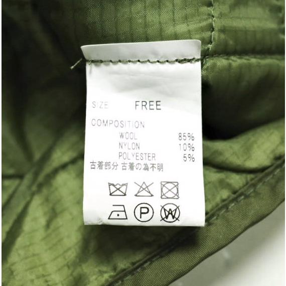 CHANGES チェンジーズ REMAKE QUILTING LINER MOHAIR SLEEVE JACKET リメイクキルティングライナーモヘアスリーブジャケット Free OLIVE |  | 05