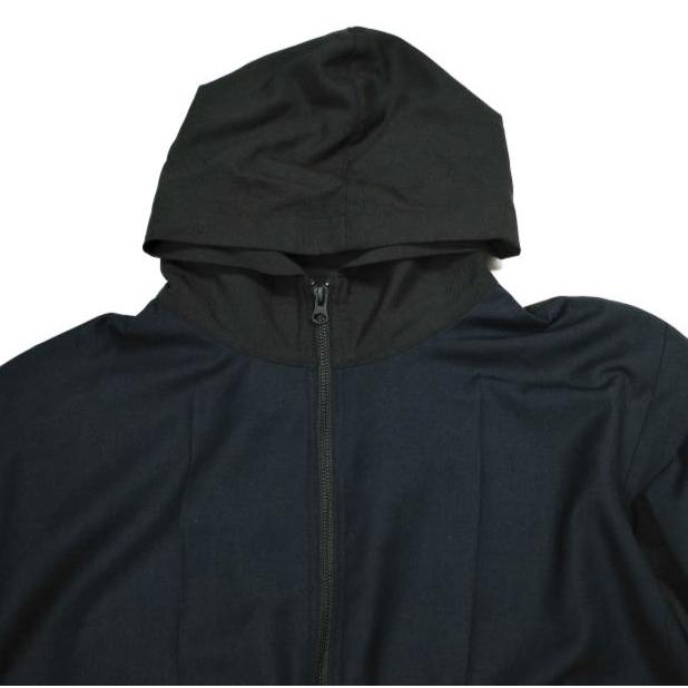 CHANGES チェンジーズ 日本製 Remake Hoodie(Slacks Type) リメイクフーデッドジャケット Free BLACK/NAVY パーカー ブルゾン アウター |  | 02