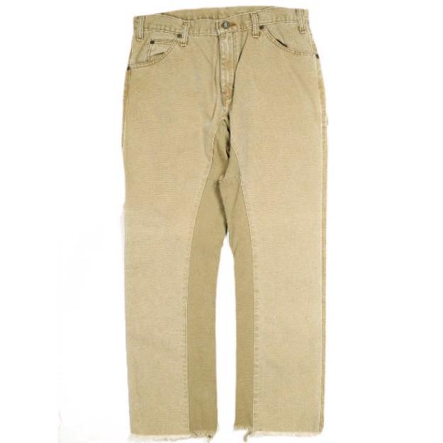 CHANGES チェンジーズ 日本製 REMAKE DUCK PAINTER PANTS リメイクダックペインターパンツ Free Beige DICKIES ワーク ボトムス g24830 | 