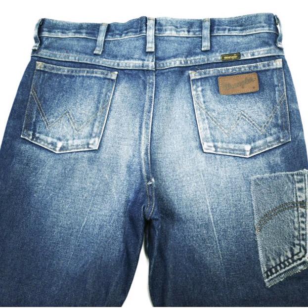 CHANGES チェンジーズ 日本製 REMAKE PATCHWORK DENIM PANTS リメイクパッチワークデニムパンツ Free Indigo Wrangler フレア ジーンズ |  | 05