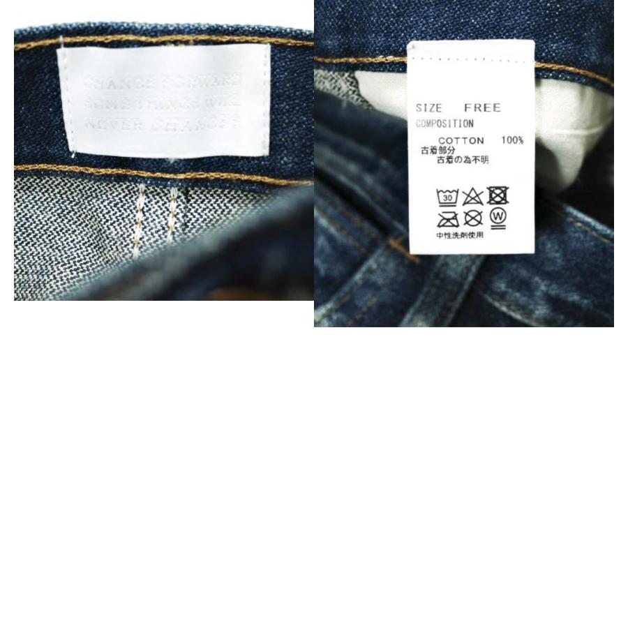 CHANGES チェンジーズ 日本製 REMAKE PATCHWORK DENIM PANTS リメイクパッチワークデニムパンツ Free Indigo Wrangler フレア ジーンズ |  | 09